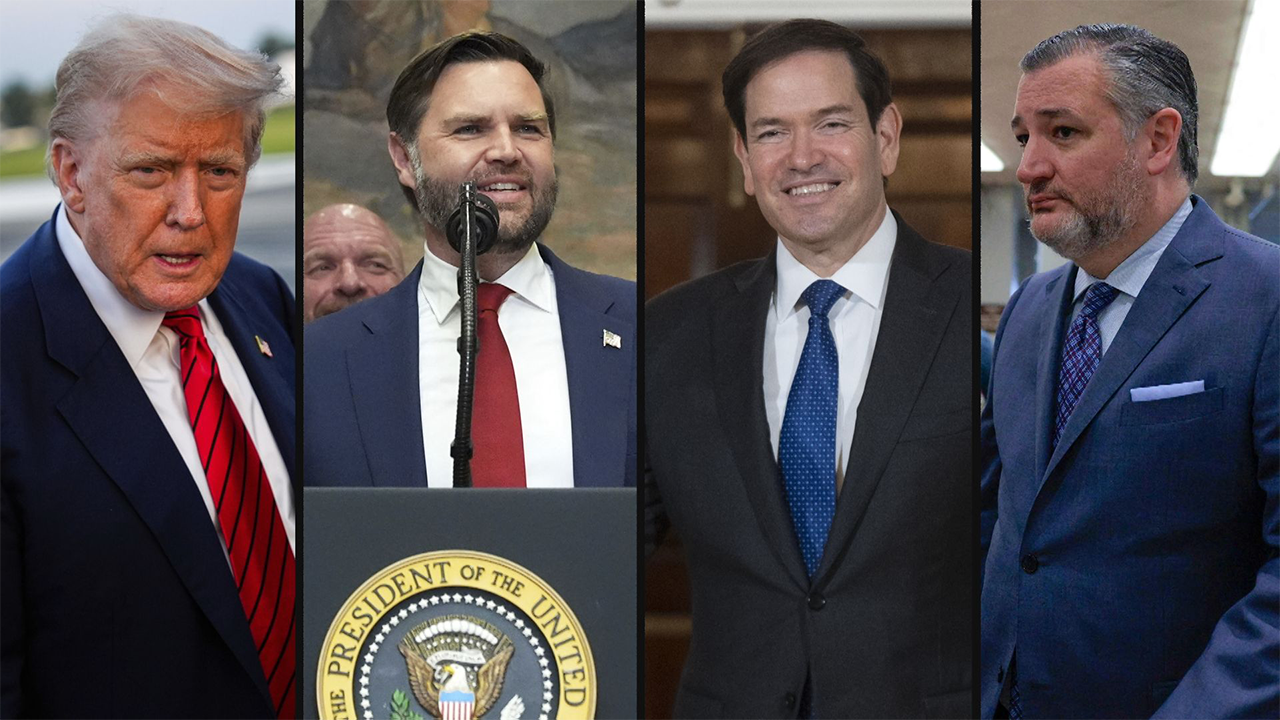 차기 미 대선 공화당 주자는?…CNN이 꼽은 4인방, 밴스 부통령, 루비오 국무장관, 3선 도전 트럼프