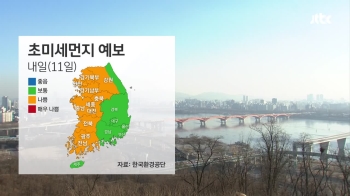 [날씨] 내일 평년보다 따뜻…일부지역 미세먼지 '나쁨'