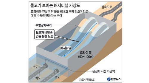 물고기 보이는 해저터널 현실화된다 | JTBC 뉴스 물고기 보이는 해저터널 현실화된다 | Jtbc 뉴스