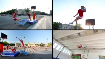 [영상구성] 하늘 향해 날아라! '아크로바틱 슬램덩크'