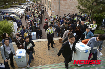 최종 투표율 58.0% 잠정 집계…19대보다 3.8%p 높아