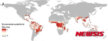 “지카 바이러스, 22억 명 위협“ 영국 연구팀