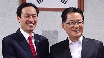 박지원, 우상호 상견례서도 야 주도권 기싸움