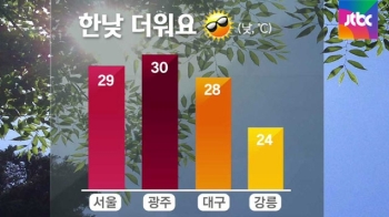 [날씨] 오늘도 불볕더위…중부·영남 소나기