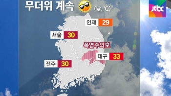 [날씨] 남해안 장맛비…경북 폭염특보