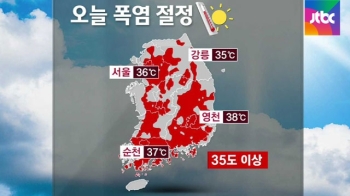 [날씨] 오늘 폭염 절정…주말 곳곳 소나기