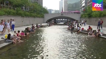 소나기에 한풀 꺾인 중부 폭염…열대야는 12일째 계속