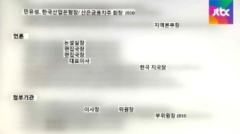 '연임 로비' 박수환 리스트…정·관·언론사로 수사 확대?