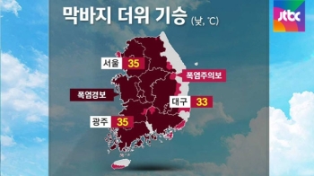 [날씨] 오늘·내일 막바지 폭염…전국 33도 안팎