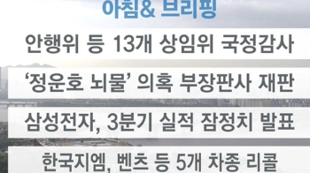 [오늘의 일정] 안행위 등 13개 상임위 국정감사