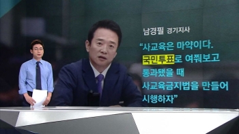 [팩트체크] '사교육 금지' 국민투표 현실 가능성은?