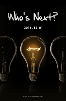 YG 'WHO'S NEXT'발표, 12월 1일 출격 아티스트는 누구