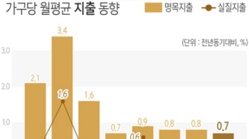 벌이도 씀씀이도 '뒷걸음질'…가계 실질소득·지출 나란히 ↓