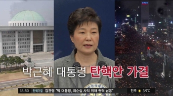 [영상구성] 최순실 사태부터 대통령 탄핵안 가결까지 