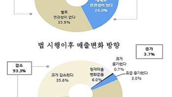 '김영란법' 이후, 관련업종 매출 감소…“서민경제에 부정적“