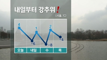 [날씨] 내일부터 기온 '뚝'…주말까지 춥다