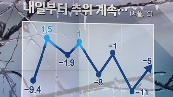 [날씨] 오늘 반짝 기온 올라…내일 다시 강추위