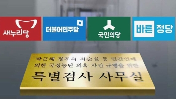 특검법 개정 추진…'캐스팅보트' 쥔 바른정당 입장은?