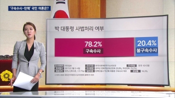 민심은?…“대통령 구속수사·탄핵 인용“ 약 80% '압도적'