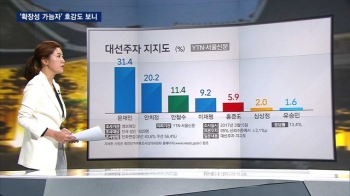 '확장성 가늠자' 호감도 보니…비호감 1위는 홍준표