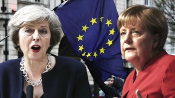 영국, 44년 만에 EU 탈퇴 통보…메이-메르켈 신경전