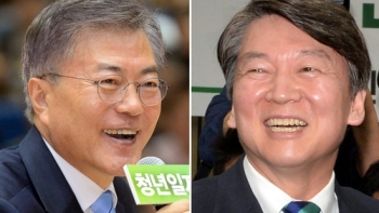 대선 지지율, 문재인 38% vs 안철수 35%…양강구도 뚜렷