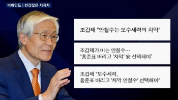 [비하인드 뉴스] '안철수·보수·성공적'…반갑지 않은 지지자?