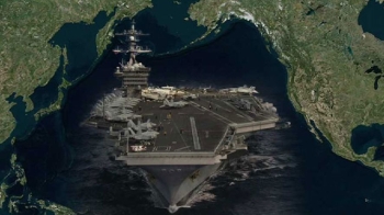 미국, '북 미사일 방어' 실험…칼빈슨 거짓 항로 논란
