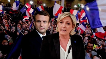 '중도' vs '극우'…프랑스 대선, 다음 달 7일 결선투표