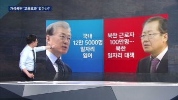 [팩트체크] 문-홍 '개성공단 고용효과' 설전…통계 보니