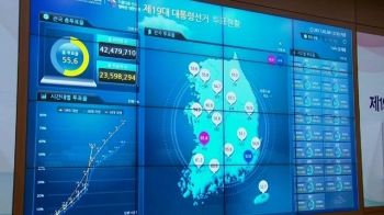 '19대 대선' 오후 2시 기준 투표율 59.9%…2540만명 돌파