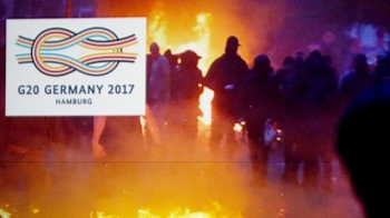 G20 반대 '격렬한 시위' 계속…경찰 특공대까지 투입