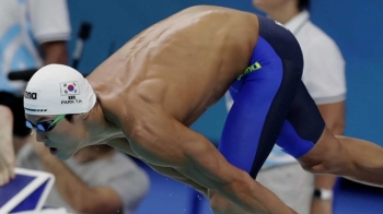 박태환, 세계선수권 400m 결승서 4위…쑨양, 대회 3연패