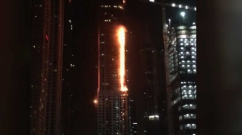 화재 난 두바이 '토치 타워'…80층 규모·676가구 거주