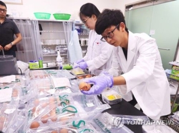 “유통 불가 '살충제 계란' 13개 농가서 추가 검출“
