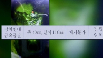 한빛 4호기 '11㎝ 망치형 금속' 시인…20여년 방치 추정