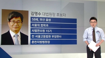 [여당] 새 대법원장 후보자에 '진보 법관' 김명수 지명