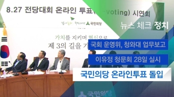 [뉴스체크｜정치] 국민의당 온라인투표 돌입