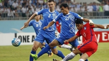 한국 축구, 우즈베키스탄과 최종전서 0-0 무승부