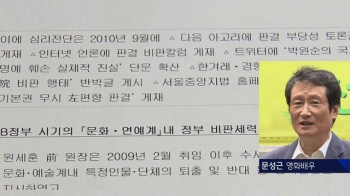 [인터뷰] 문성근 “MB 블랙리스트의 전체 그림 밝혀내야“