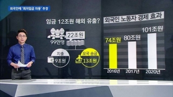 [팩트체크] “12조원 유출“…외국인에 '최저임금' 차등 주장