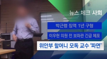 [뉴스체크｜사회] 위안부 할머니 모독 교수 '파면'