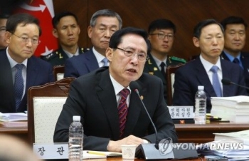 송영무 “한국 제외 미국 단독으로 전쟁하는 일 없을것“