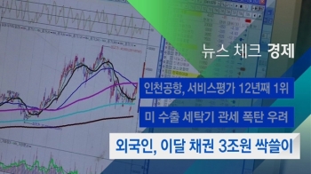 [뉴스체크｜경제] 외국인, 이달 채권 3조원 싹쓸이