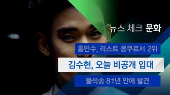 [뉴스체크｜문화] 김수현, 오늘 비공개 입대