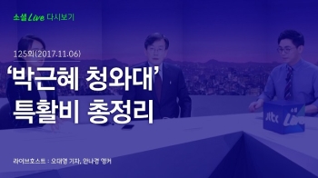 [171106 소셜라이브] '박근혜 청와대' 특활비 총정리