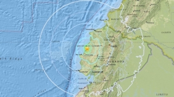 에콰도르서 규모 6.0 지진…“일부도시 정전 외에 인명피해 없어“
