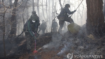 부산 삼각산 재발화 없어…재산피해 3억2천만원 추산