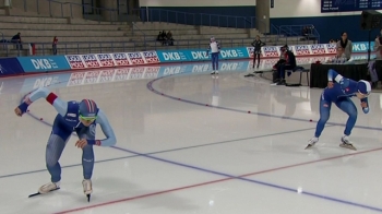 '스피드스케이팅' 김민선, 전국 500m 우승…대회 신기록