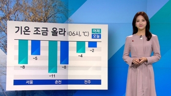 [날씨] 기온 조금 올라…오후부터 하늘도 '맑음'